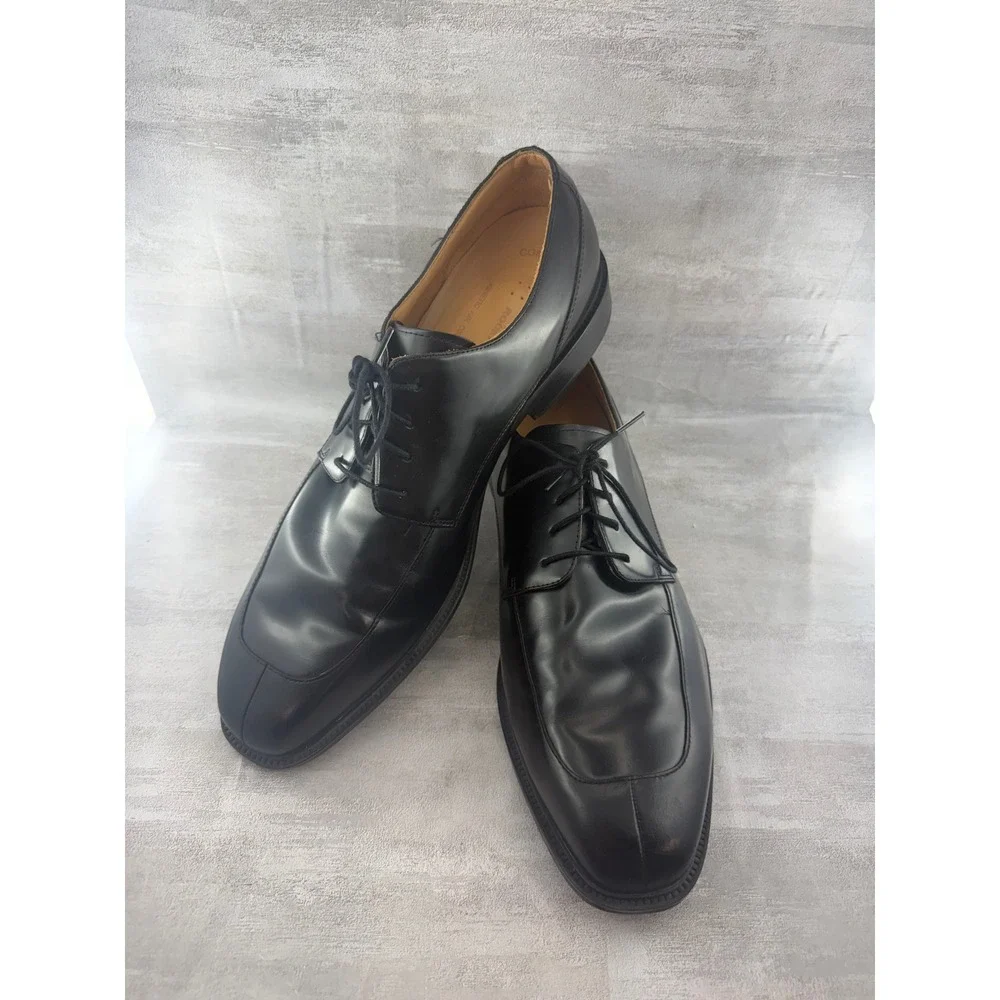 Rockport Men Black Leather Split Toe Oxford Dress Shoes APM12351 Size 15M